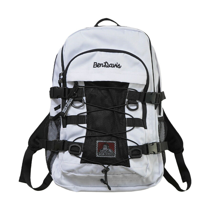 【BEN DAVIS】リュック 大容量 ベンデイビス BDW-8304 STREET DAYPACK 31L バックパック リュック スクールバッグ パソコン タブレット ポケット スマイリング ゴリラ 刺繍 撥水