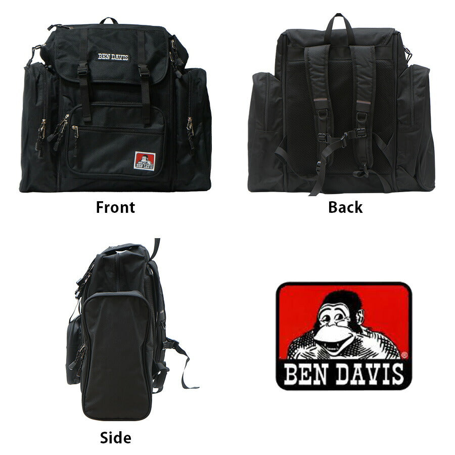 【BEN DAVIS】リュック 大容量 BDW-8316K KIDS DAYPACK 48L ベンデイビス サブリュック 旅行 お泊り 学生 通学 大きい ユニセックス 防災バッグ ギフト プレゼント