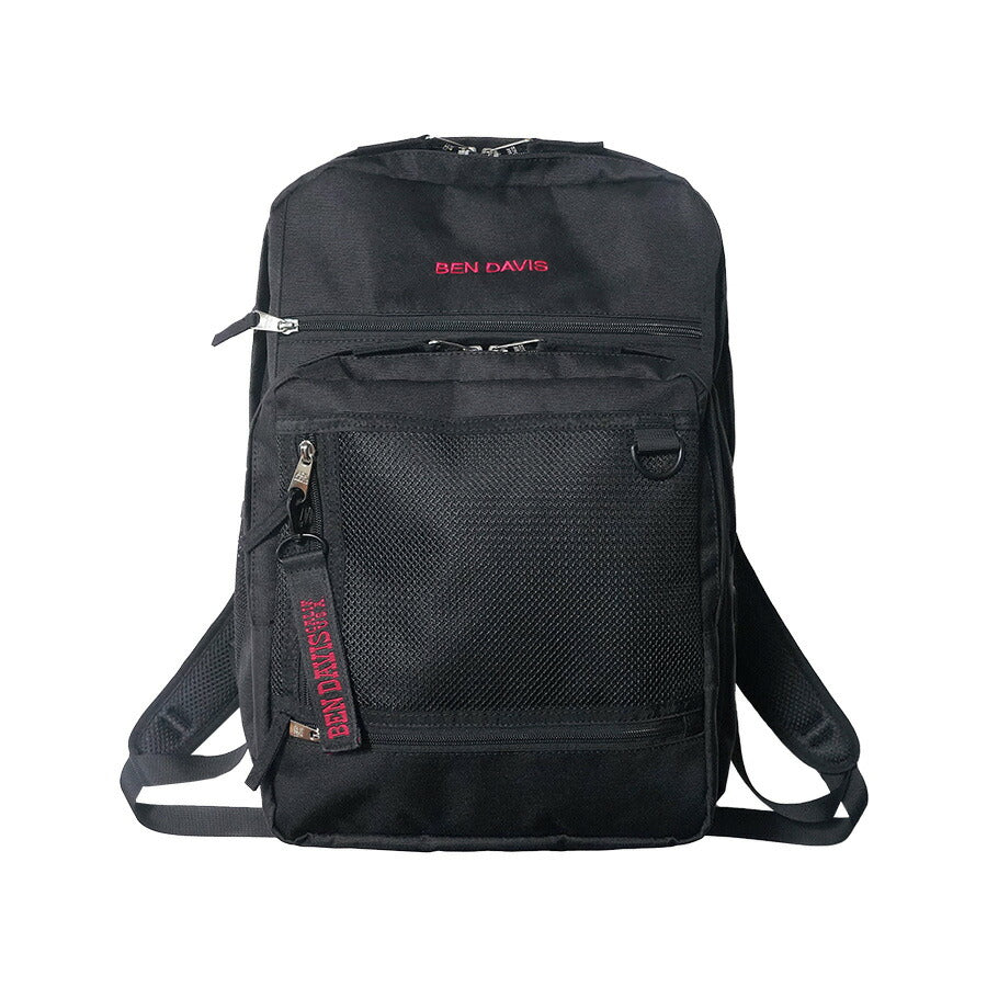 【BEN DAVIS】リュック 大容量 bdw8411 BIG MESH DAYPACK 30L リュックサック かばん バッグ 通学 部活 中高生 ユニセックス  ギフト プレゼント ブラック