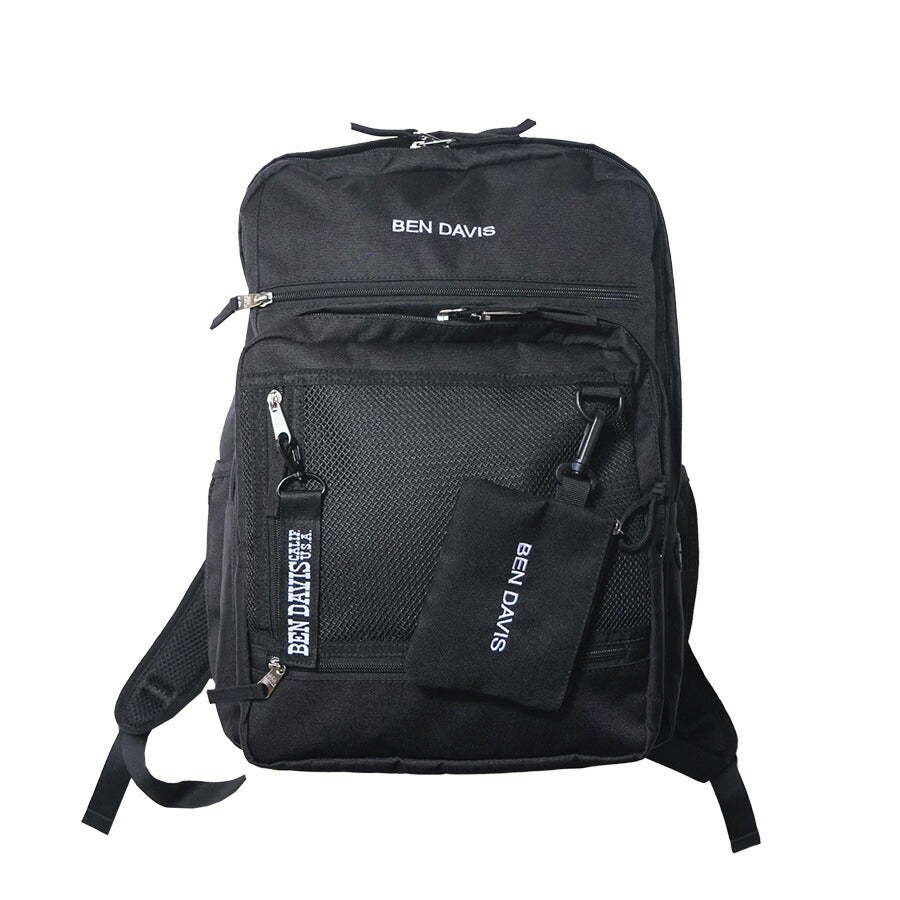 【BEN DAVIS】リュック 大容量 bdw8411 BIG MESH DAYPACK 30L リュックサック かばん バッグ 通学 部活 中高生 ユニセックス  ギフト プレゼント ブラック