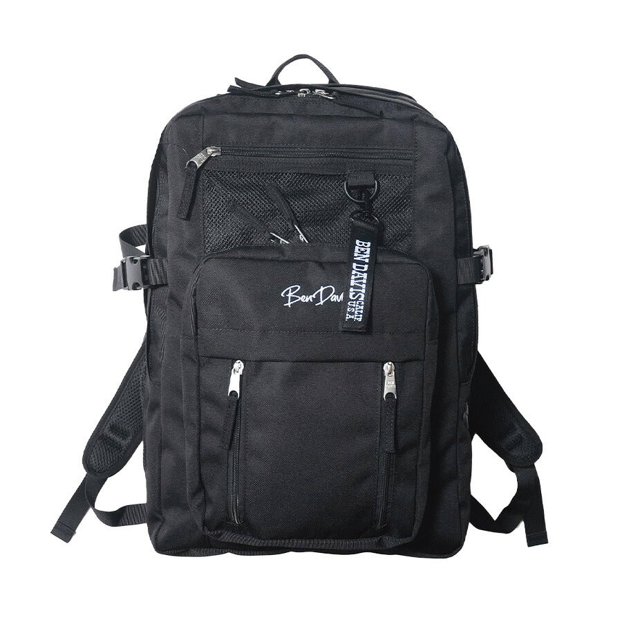 【BEN DAVIS】リュック 大容量 bdw8412 LARGE DAYPACK 29L リュックサック かばん バッグ 通学 部活 中高生 ユニセックス  ギフト プレゼント ブラック