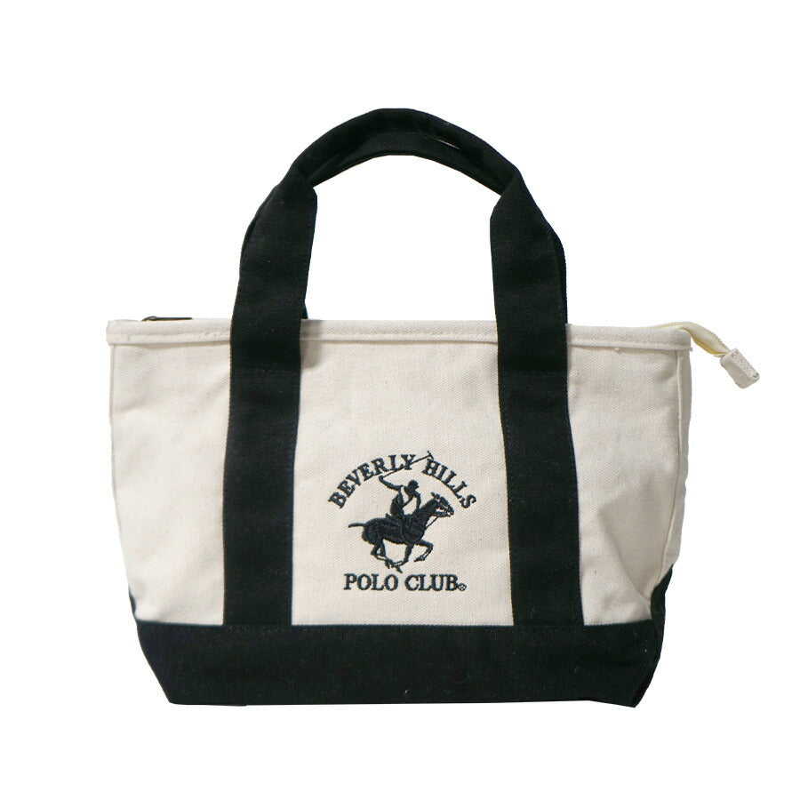【BEVERLY HILIS POLO CLUB】PC50031 ミニトートバッグ かばん カバン 鞄 バッグ トート 普段使い 使いやすい 便利 シンプル ビバリーヒルズポロクラブ ブラック ネイビー かわいい おしゃれ お出かけ レディース