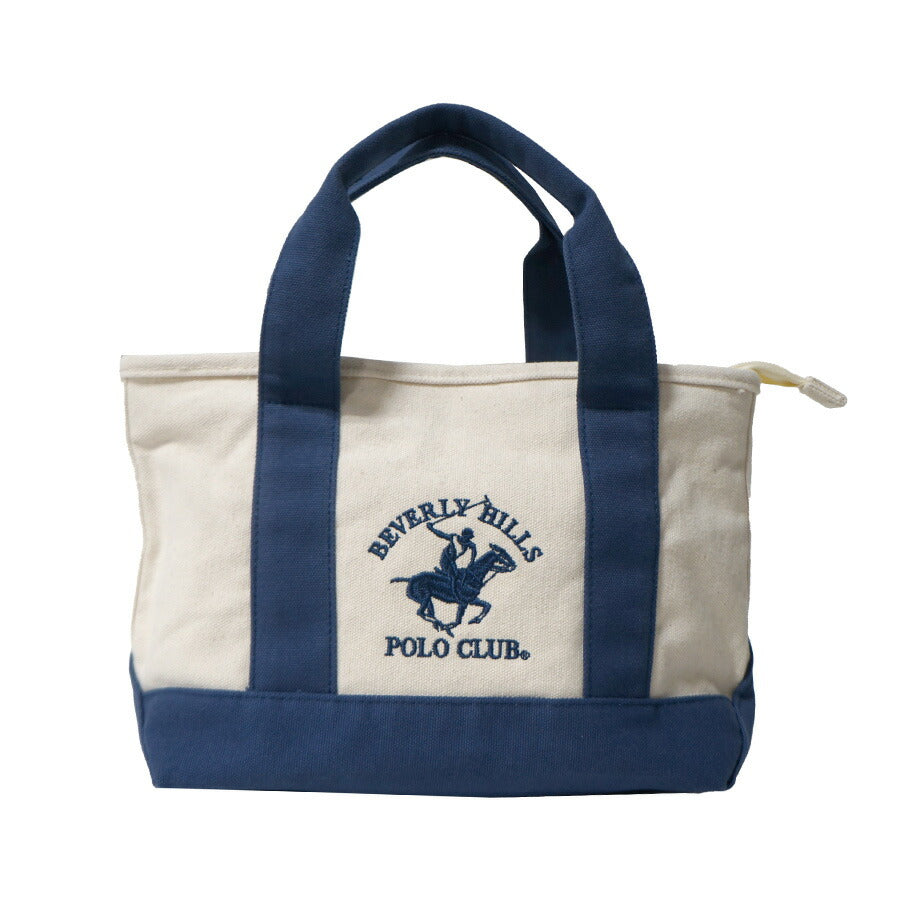 【BEVERLY HILIS POLO CLUB】PC50031 ミニトートバッグ かばん カバン 鞄 バッグ トート 普段使い 使いやすい 便利 シンプル ビバリーヒルズポロクラブ ブラック ネイビー かわいい おしゃれ お出かけ レディース