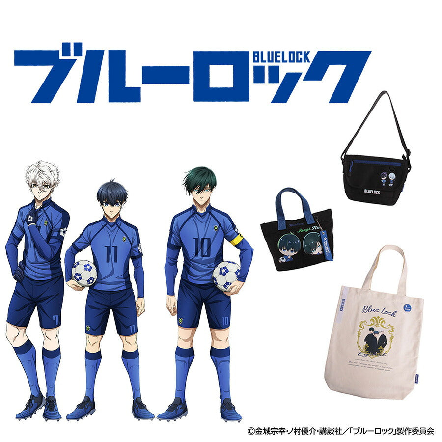 【クリックポスト/時間指定不可】【BLUE LOCK】blr04 フラップショルダー 漫画 アニメ コラボ 潔世一 糸師凛 凪誠士郎 御影玲王 烏旅人 氷織羊 ギフト ブラック