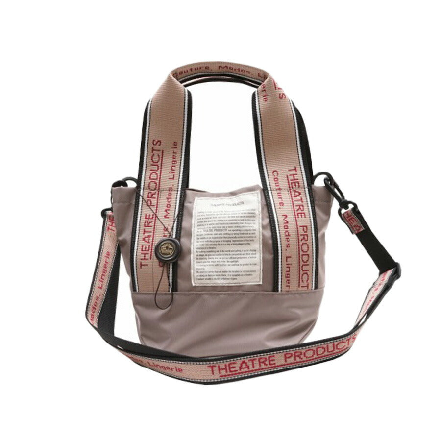【正規取扱店】【クリックポスト/時間指定不可】THEATRE PRODUCTS シアタープロダクツ 2WAY NYLON TOTE  MISSISSIPPI  Sサイズ CL220309 ジャガードテープ バッグ トート ショルダー  レディース 人気 オシャレ インスタ 表参道 送料無料 正規販売店《代引き不可》