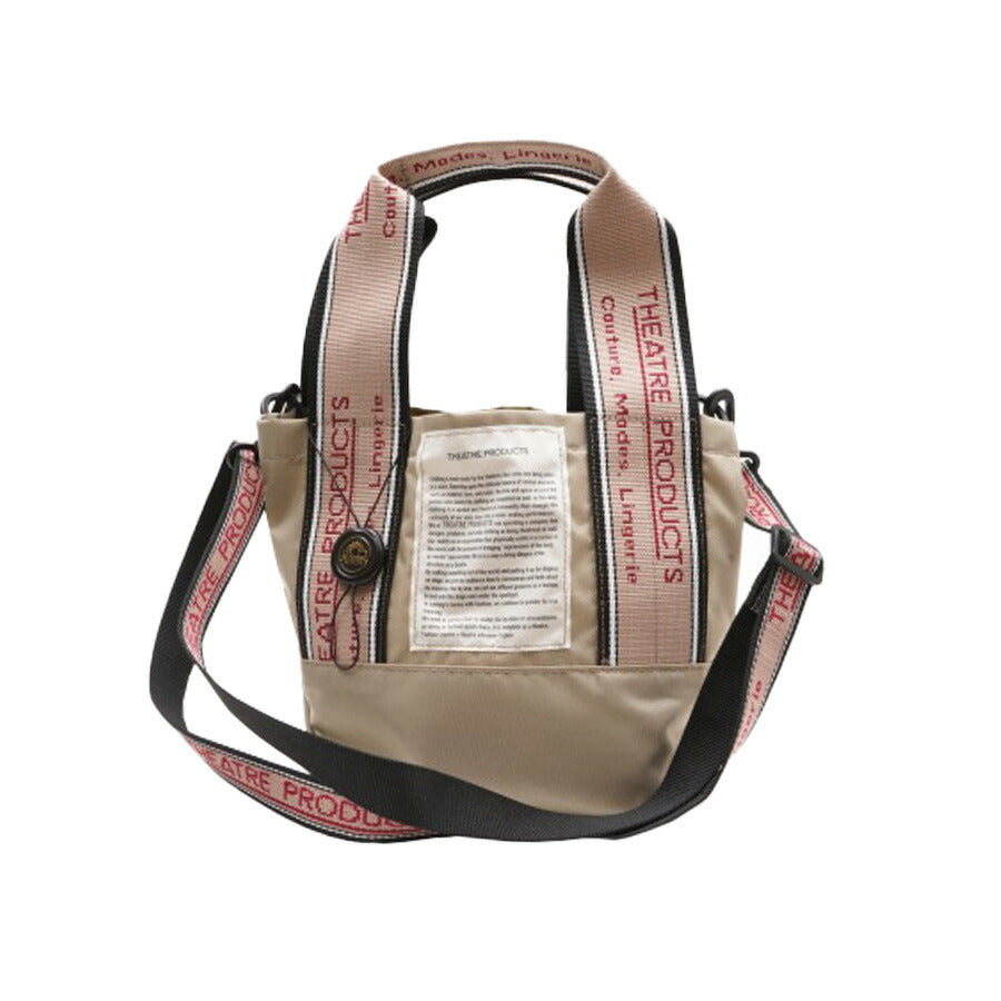 【正規取扱店】【クリックポスト/時間指定不可】THEATRE PRODUCTS シアタープロダクツ 2WAY NYLON TOTE  MISSISSIPPI  Sサイズ CL220309 ジャガードテープ バッグ トート ショルダー  レディース 人気 オシャレ インスタ 表参道 送料無料 正規販売店《代引き不可》