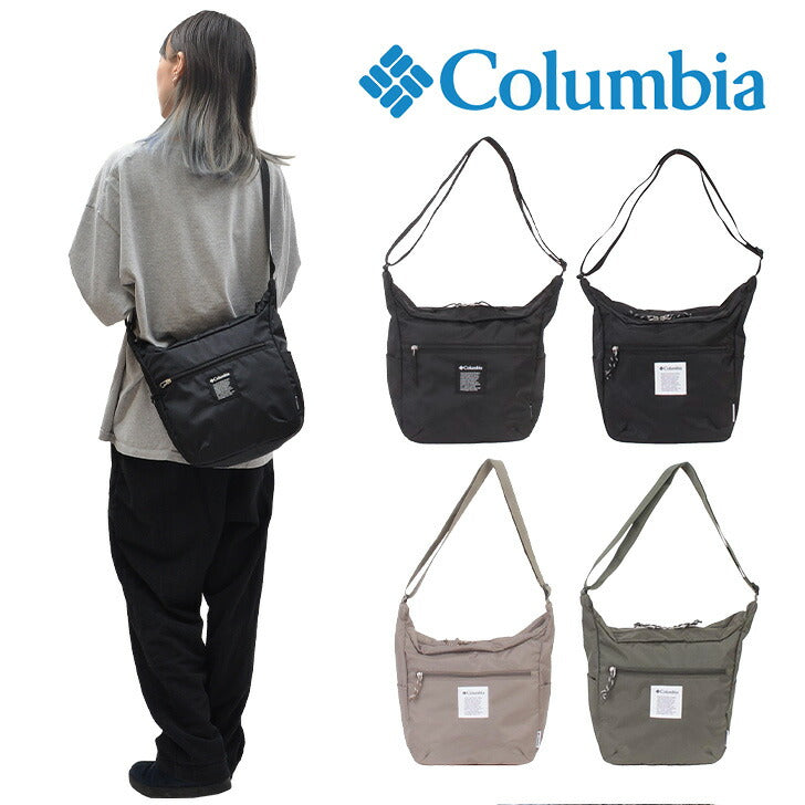 【Columbia】PU8280 ショルダーバッグ コロンビア メンズ レディース 斜め掛けバッグ 肩掛けバッグ アウトドア コンパクト シンプル カジュアル デイリー ロゴ プリントタグ ベーシック 軽量 撥水 プレゼント ギフト