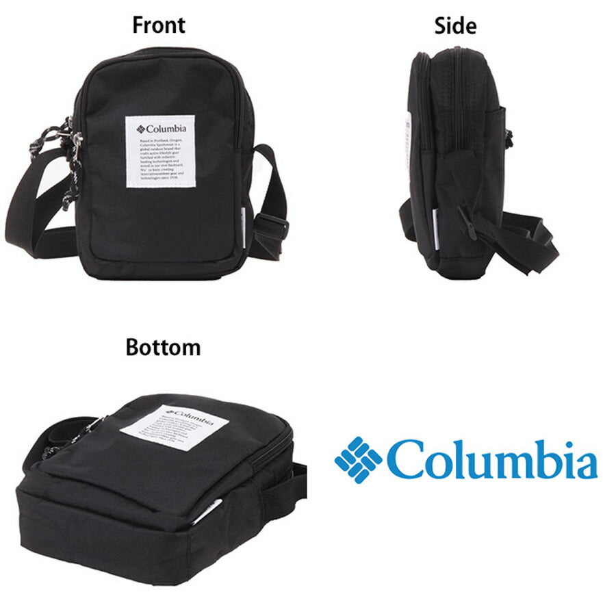 【Columbia】PU8300 スクエアショルダー コロンビア メンズ レディース ショルダーバッグ 肩掛けバック 通勤 通学 アウトドア OMINI-SHIELD オムニシールド シンプル カジュアル デイリー スポーツ お出かけ 外出 ロゴ 刺繍ロゴ ベーシック 軽量 撥水 プレゼント ギフト