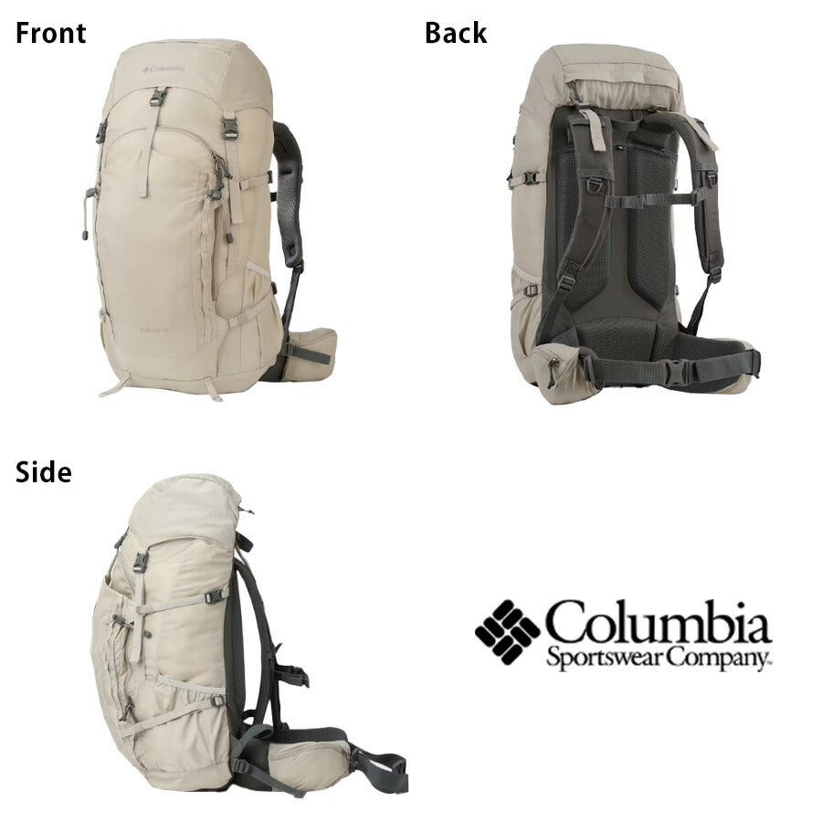【Columbia】 リュック 大容量 pu8656 ワイルドウッド 35L リュックサック バックパック かばん 撥水 登山 ハイキング ユニセックス ギフト プレゼント ブラック
