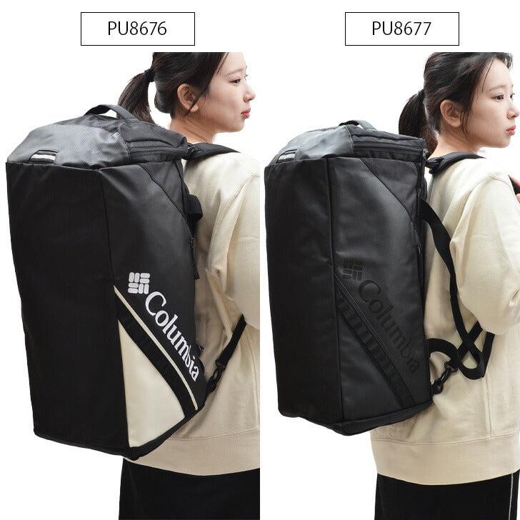 【Columbia】PU8676 ブレムナースロープダッフル 55L コロンビア ボストンバッグ リュック 2way PUレザー ショルダーハーネス 取り外しが可能 大容量 旅行 合宿 スポーツ 部活 旅行 修学旅行 一泊移住 学生 中学生 高校生 大学生 ジム 運動 プレゼント