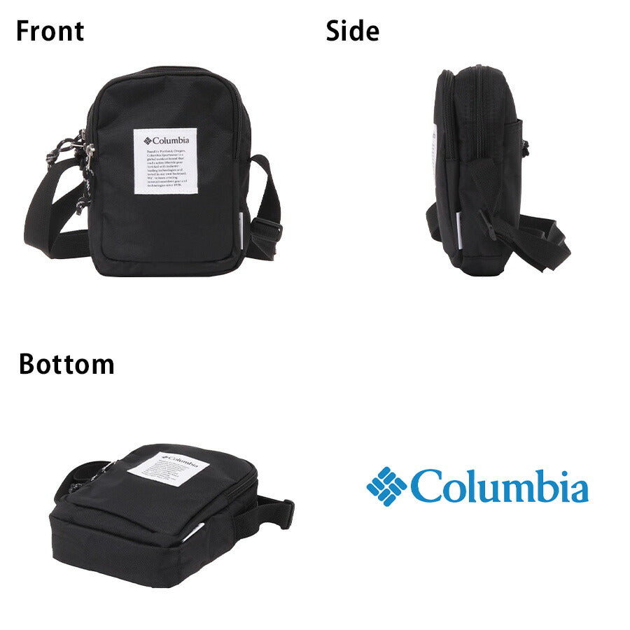 【クリックポスト/時間指定不可】【Columbia】 pu8786 Iron Romeo ミニショルダー ショルダー 斜め掛け かばん 軽量 カジュアル ユニセックス ギフト ブラック