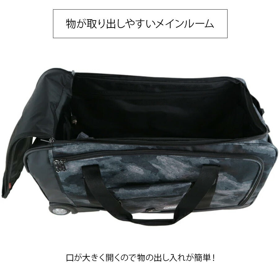 【Coleman】 14-10 ボストンキャリー 77L キャリーバッグ 4〜5泊 大容量 スポーツ アウトドア 旅行 かばん カバン 鞄 ユニセックス ギフト ブラック