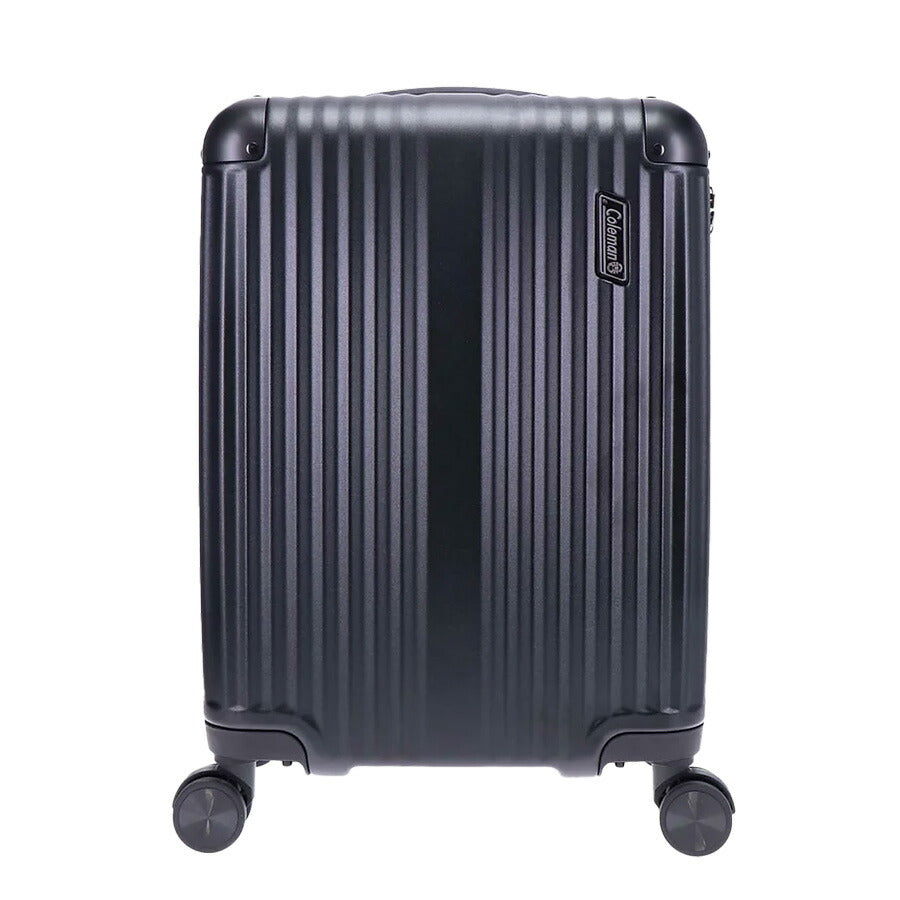 【Coleman】 14-69 PC100 キャリー 38-46L スーツケース 拡張機能付き ダブルホイール ユニセックス 出張 宿泊 旅行 大容量 ジッパータイプ プレゼント ブラック