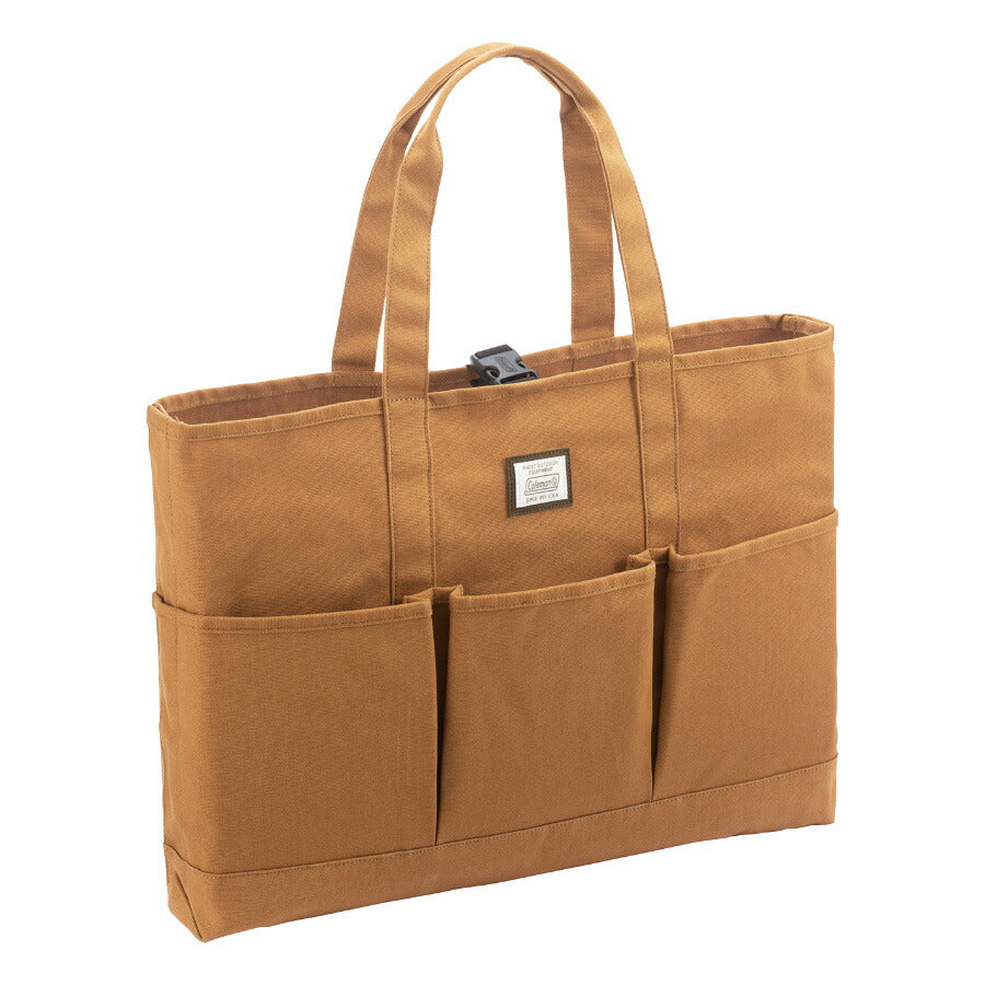 【Coleman】 gb002 GEAR BAG ギアトートM かばん バッグ シンプル 大容量 おしゃれ 普段使い 便利 アウトドア ユニセックス プレゼント ギフト コヨーテ
