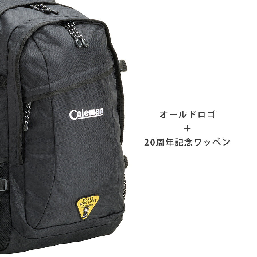 【Coleman】ウォーカー25 20TH リミテッド リュック 限定 バックパック 復刻 walker25  25L コールマン メンズ レディース バックパック かばん シンプル おしゃれ 大容量 普段使い アウトドア  ユニセックス ブラック 予約