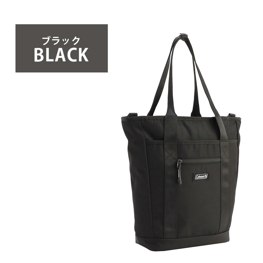 【Coleman】 ob012 2214034 アウトビズトートバーティカル 肩掛け 手持ち 斜め掛け かばん カバン 鞄 カジュアル シンプル 通勤 ユニセックス ギフト ブラック