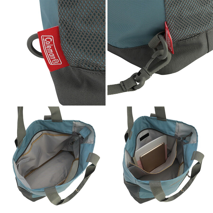 Coleman コールマン 2WAY BACKPACK TOTE バッグパックトート トートバッグ リュック メンズ レディース 男女兼用 撥水 アウトドア 旅行 バッグ 通学 学生 マザーズ 軽量 おしゃれ 人気 送料無料 デイリー使い 肩掛け バックパックタイプ 手がフリー