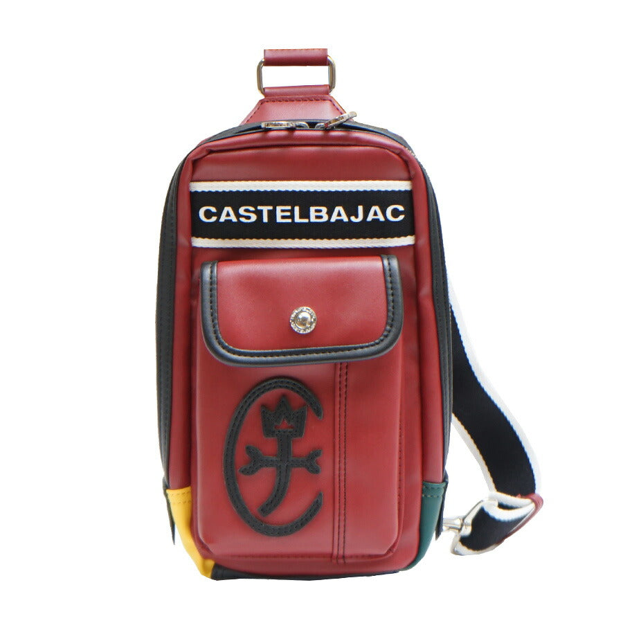 【正規取扱店】【CASTELBAJAC】[ドミネシリーズ] 024912 カステルバジャック ドミネ スモールワンショルダーバッグ 斜め掛け ボディバッグ バッグ 鞄 メンズ レディース バジャック ゴルフ おしゃれ 人気