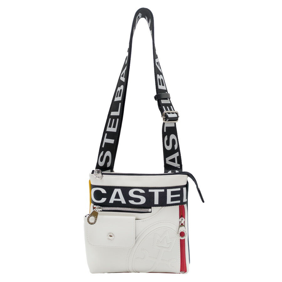 【正規取扱店】【CASTELBAJAC】[ダルトンシリーズ] 026131 ショルダーバッグ 薄マチ 斜め掛け 縦型 かばん ブラック 使いやすい おしゃれ ユニセックス ギフト