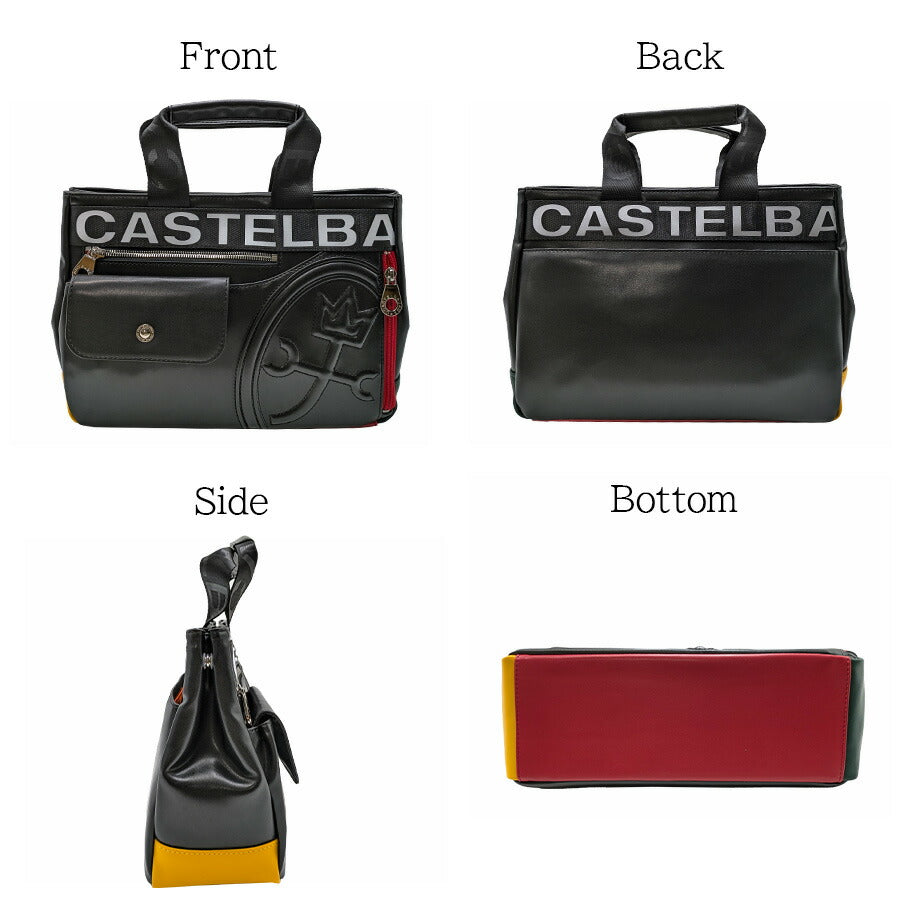【正規取扱店】【CASTELBAJAC】[ダルトンシリーズ] 026531 ドライビングトートバッグ 手持ち かばん カバン 鞄 バッグ シンプル カステルバジャック ブラック ホワイト 使いやすい お出かけ 普段使い おしゃれ ギフト プレゼント