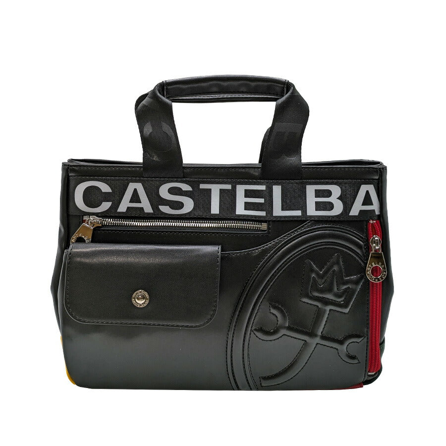 【正規取扱店】【CASTELBAJAC】[ダルトンシリーズ] 026531 ドライビングトートバッグ 手持ち かばん カバン 鞄 バッグ シンプル カステルバジャック ブラック ホワイト 使いやすい お出かけ 普段使い おしゃれ ギフト プレゼント