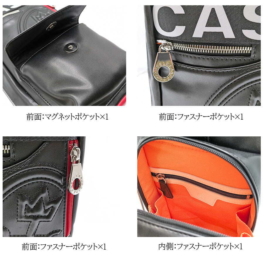 【正規取扱店】【CASTELBAJAC】[ダルトンシリーズ] 026932 ワンショルダーバッグ 斜め掛け かばん カバン 鞄 バッグ シンプル カステルバジャック ブラック ホワイト 使いやすい お出かけ 普段使い おしゃれ ギフト プレゼント