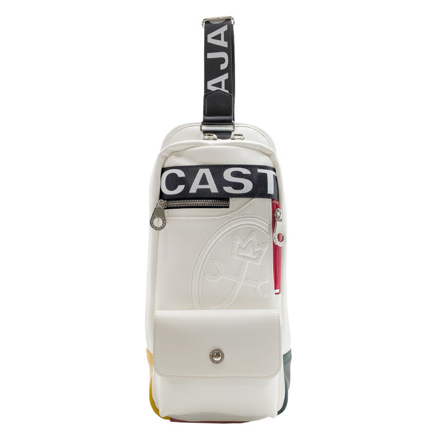 【正規取扱店】【CASTELBAJAC】[ダルトンシリーズ] 026932 ワンショルダーバッグ 斜め掛け かばん カバン 鞄 バッグ シンプル カステルバジャック ブラック ホワイト 使いやすい お出かけ 普段使い おしゃれ ギフト プレゼント