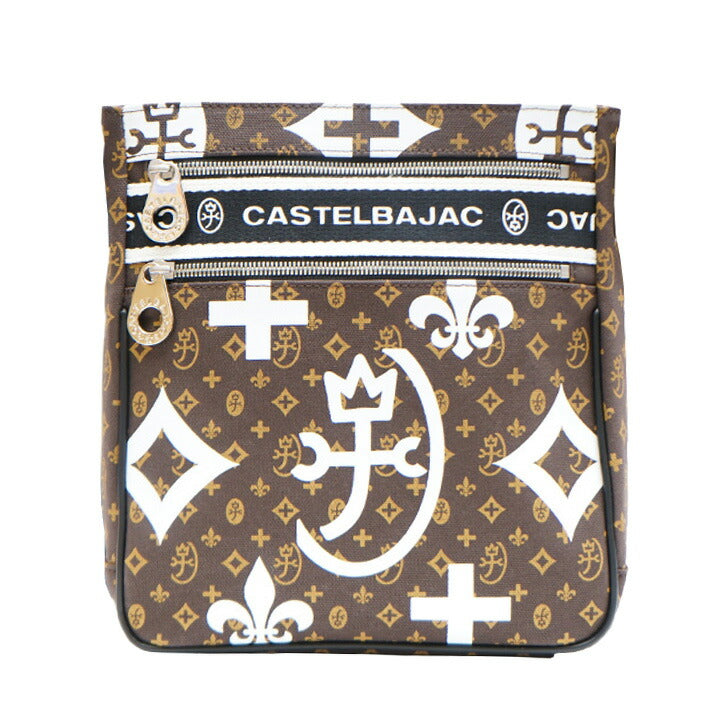 【正規取扱店】【CASTELBAJAC】[ニースシリーズ] 038111 カステルバジャック 帆布 ショルダー ショルダー バッグ 鞄 レディース メンズ ユニセックス 男女兼用 人気 ブラック チョコ レッド オレンジ ホワイト プレゼント ギフト