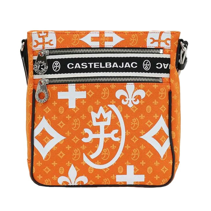 【正規取扱店】【CASTELBAJAC】[ニースシリーズ] 038111 カステルバジャック 帆布 ショルダー ショルダー バッグ 鞄 レディース メンズ ユニセックス 男女兼用 人気 ブラック チョコ レッド オレンジ ホワイト プレゼント ギフト