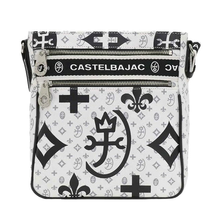 【正規取扱店】【CASTELBAJAC】[ニースシリーズ] 038111 カステルバジャック 帆布 ショルダー ショルダー バッグ 鞄 レディース メンズ ユニセックス 男女兼用 人気 ブラック チョコ レッド オレンジ ホワイト プレゼント ギフト