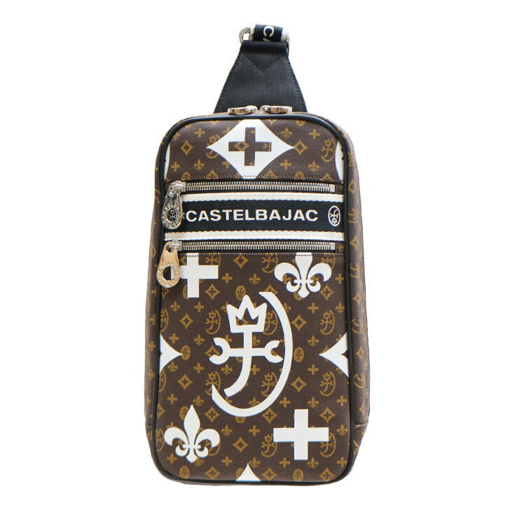 【正規取扱店】【CASTELBAJAC】[ニースシリーズ] 038911 カステルバジャック 帆布 ショルダー ニース ショルダー バッグ 鞄 レディース メンズ ユニセックス 男女兼用 人気 ブラック チョコ レッド オレンジ ホワイト プレゼント ギフト