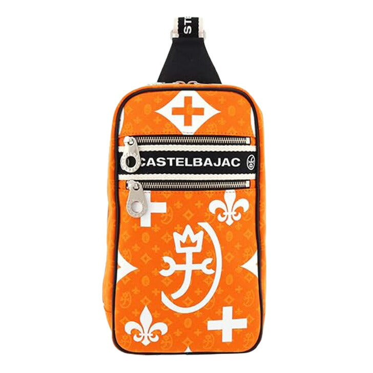 【正規取扱店】【CASTELBAJAC】[ニースシリーズ] 038911 カステルバジャック 帆布 ショルダー ニース ショルダー バッグ 鞄 レディース メンズ ユニセックス 男女兼用 人気 ブラック チョコ レッド オレンジ ホワイト プレゼント ギフト