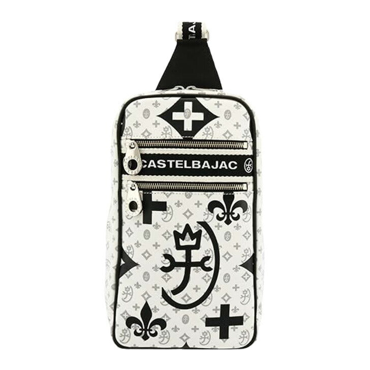 【正規取扱店】【CASTELBAJAC】[ニースシリーズ] 038911 カステルバジャック 帆布 ショルダー ニース ショルダー バッグ 鞄 レディース メンズ ユニセックス 男女兼用 人気 ブラック チョコ レッド オレンジ ホワイト プレゼント ギフト