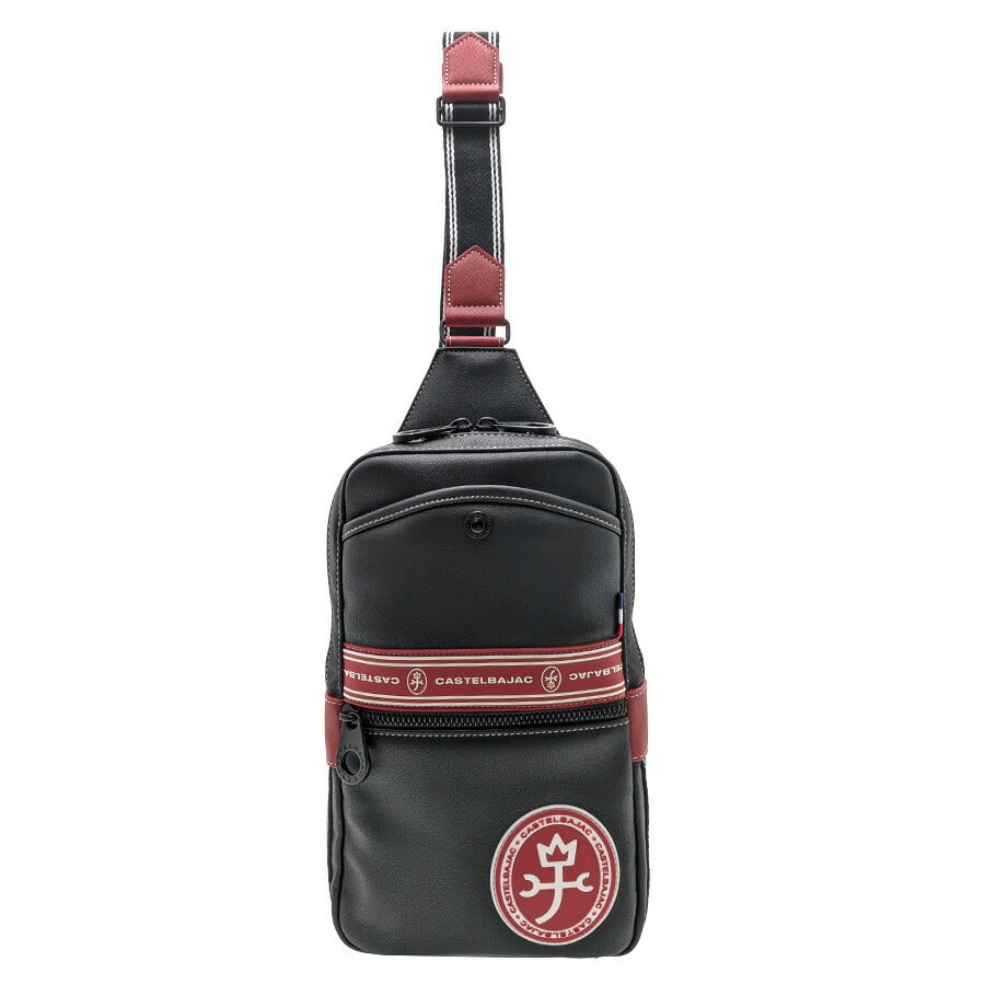 【正規取扱店】【CASTELBAJAC】 [ルックスシリーズ] 049981 ワンショルダー かばん 斜め掛け クリスマス限定色 カステルバジャック ギフト ブラックレッド