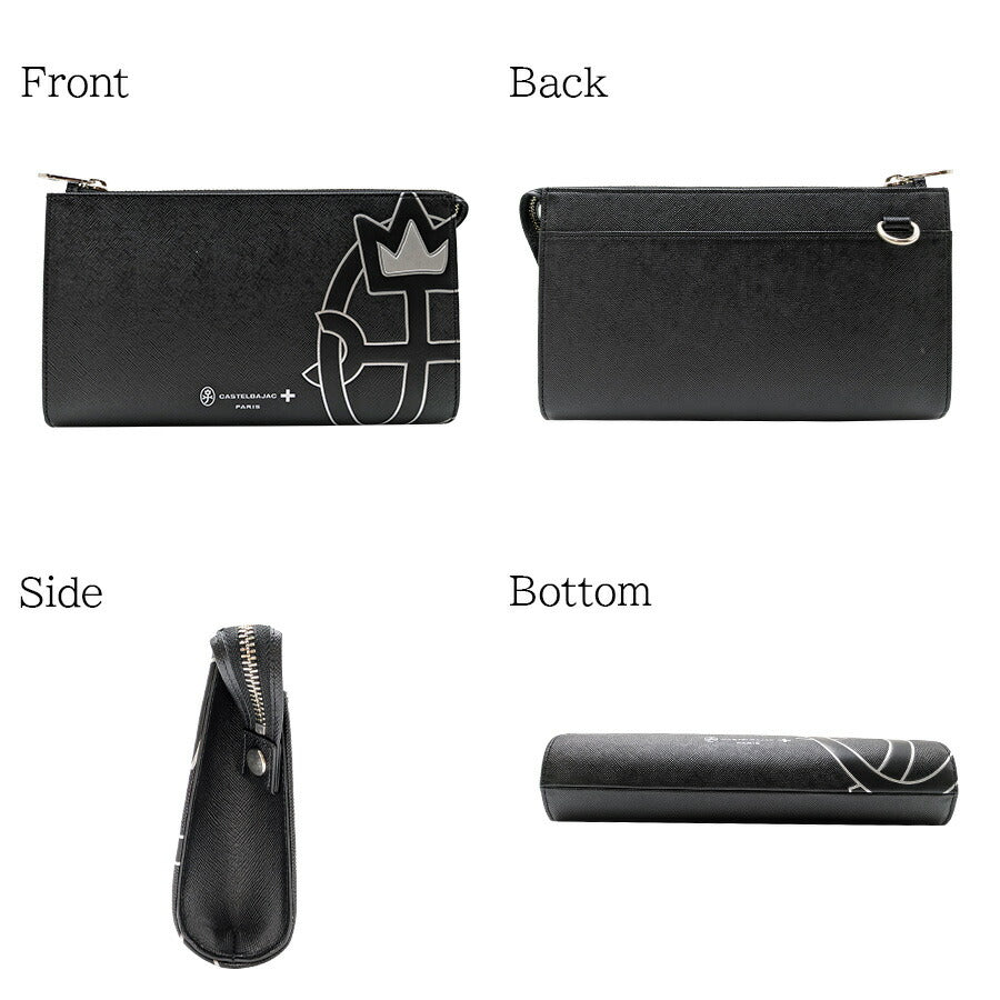 【正規取扱店】【CASTEL BAJAC】[ウプラシリーズ] 054221 クラッチバッグ 手持ち 鞄 バッグ ヨコ型 ブランド バジャック プレゼント 贈り物 ギフト