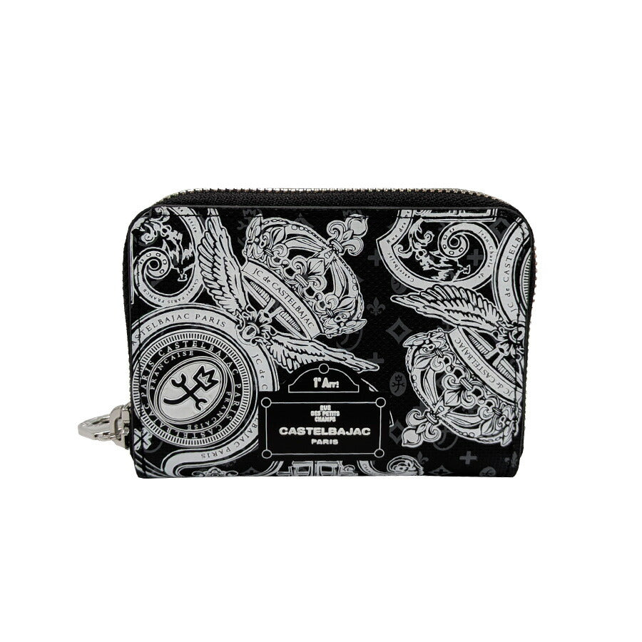 【正規取扱店】【CASTELBAJAC】[ヴェルサシリーズ] 067621 ラウンドファスナー コインケース 小銭入れ ウォレット 財布 ユニセックス プレゼント ブラック