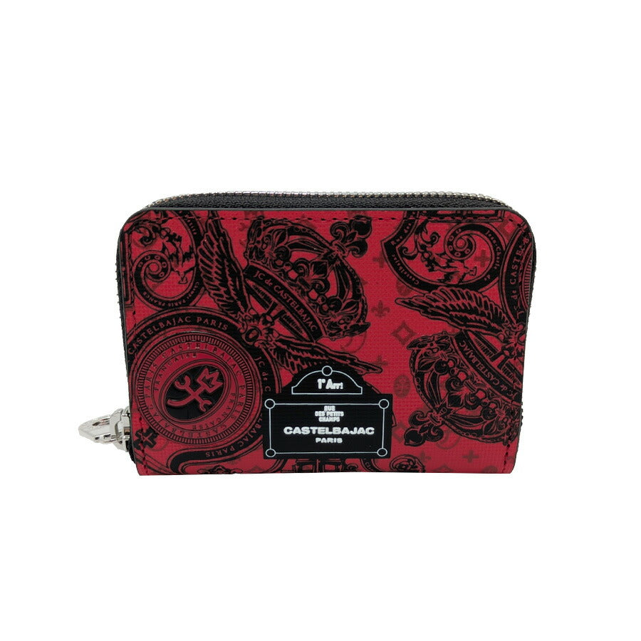【正規取扱店】【CASTELBAJAC】[ヴェルサシリーズ] 067621 ラウンドファスナー コインケース 小銭入れ ウォレット 財布 ユニセックス プレゼント ブラック