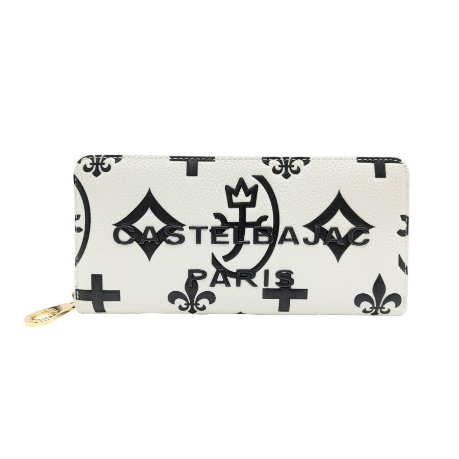 【正規取扱店】【CASTELBAJAC】[クレアシリーズ] 068633 ラウンドファスナー長財布 ロングウォレット ブラック 使いやすい おしゃれ ユニセックス プレゼント