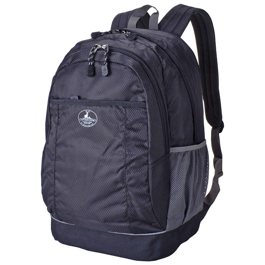 【CAPTAIN STAG】 1311 リュック 18-25L かばん バッグ バックパック シンプル おしゃれ かっこいい 便利 使いやすい メンズ プレゼント ギフト ブラック
