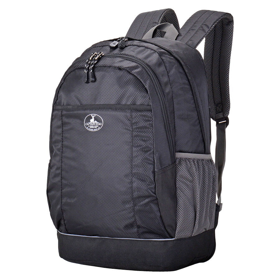 【CAPTAIN STAG】 1312 リュック 34-42L かばん バッグ バックパック シンプル おしゃれ かっこいい 便利 使いやすい メンズ プレゼント ギフト ブラック