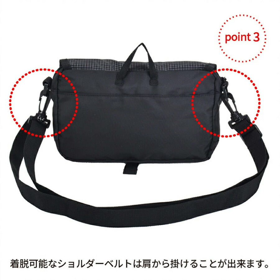 【クリックポスト/時間指定不可】【CAPTAINSTAG】 1321 ヒストリック 横ショルダー 斜め掛け スポーツ アウトドア かばん カバン 鞄 ユニセックス ブラック