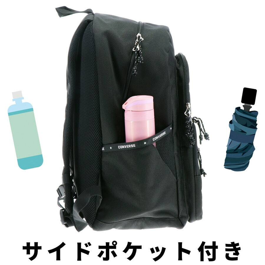 【CONVERSE】リュック 大容量 20073 30L リュック 大容量 リュックサック バックパック 通学 軽量 シンプル カジュアル 中高生 大学生 ユニセックス プレゼント ギフト ブラック
