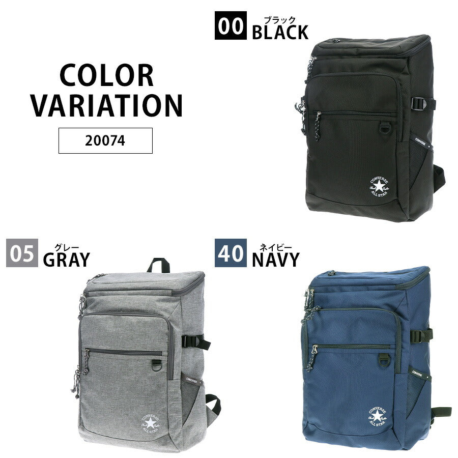 【CONVERSE】リュック 大容量 20074 30L リュック 大容量 リュックサック バックパック 通学 軽量 シンプル カジュアル 中高生 大学生 ユニセックス プレゼント ギフト ブラック