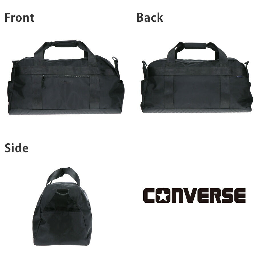 【CONVERSE】 20108 55L ボストンバッグ 大容量 かばん バッグ 鞄 耐水 旅行 修学旅行 部活 シンプル カジュアル ユニセックス ギフト プレゼント ブラック