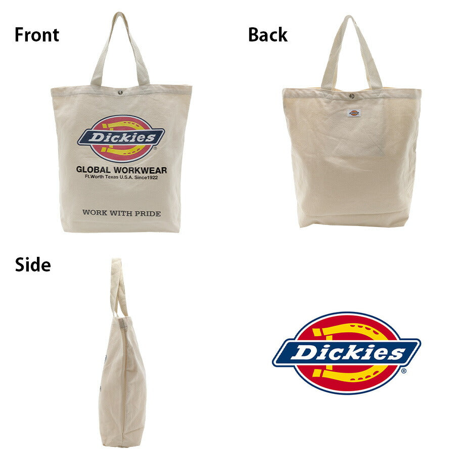 【Dickies】 16826300 ロゴキャンバストートバッグ 鞄 かばん カバン バッグ 手持ち ディッキーズ 通勤 通学 使いやすい 便利 プレゼント 贈り物 ギフト