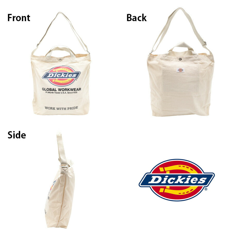 【Dickies】 16826400 ロゴキャンバス2WAYショルダー 鞄 かばん カバン バッグ ディッキーズ 通勤 通学 使いやすい 便利 プレゼント 贈り物 ギフト