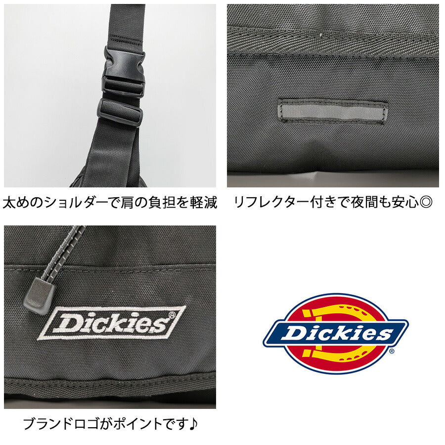 【Dickies】 80676400 DK CITYWAORK MESSENGER BAG かばん バッグ ショルダーバッグ 斜め掛け おしゃれ 普段使い 便利 ユニセックス プレゼント ギフト ブラック