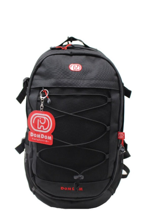 DOMDOM　DAYPACK-A　DM001　ドムドム　デイパック　バックパック　リュックサック　普段使い　アウトドア　旅行　通勤　通学　学生　おしゃれ　可愛い　二層式　どむぞう　ドムドムバーガー　ノベルティ　正規品