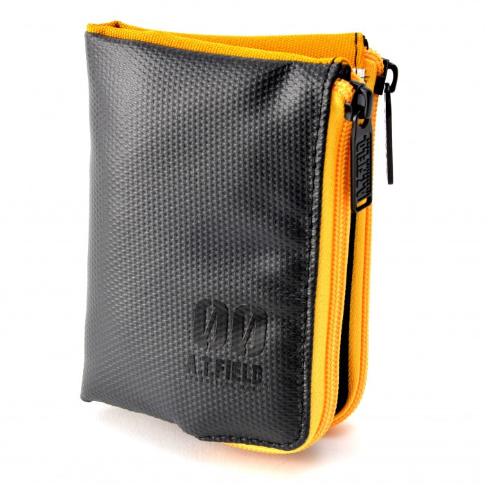 DEVICE 【新世紀エヴァンゲリオンコラボ】DEVICE×A.T.FIELD ターポリン 二つ折り財布 エヴァ 二つ折り 財布  ウォレット 折財布 ファスナー ナイロンDPN90045