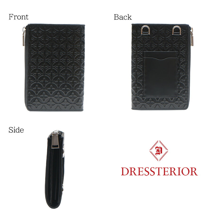 【DRESSTERIOR】864101 レザースマホショルダー ウェルシュ 鞄 かばん ショルダー 斜めがけ ドレステリア ブランド ブラック トープ レディース おしゃれ かわいい エレガント 使いやすい 母の日 プレゼント 誕生日 ギフト 贈り物 お誕生日